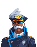 The Captain: a grizzled war veteran who believes in the cause but has seen too much death.